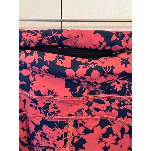 Lululemon Final Lap HR Crop Legging 23" Efflorescent Dark Canyon Onyx Blue Sz 10 - Picture 8 of 11